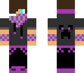 purple creeper hoodie