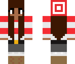 cristmas-ness skin candy cane girl