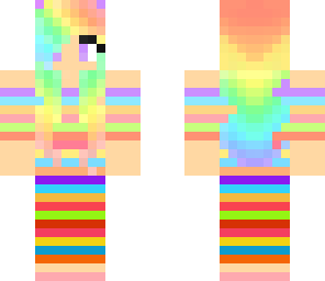 rainbow girl