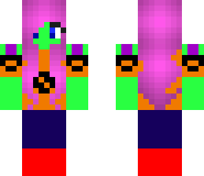 girl alien skin