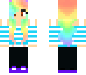 rainbow girl