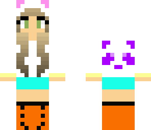 multi-color panda girl