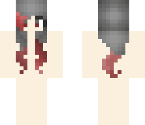 black - red hair base