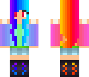 fixed rainbow girl