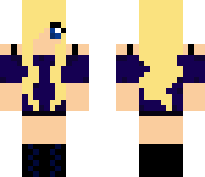 purple girl with headsets