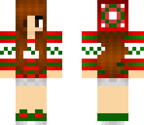 edited christmas girl