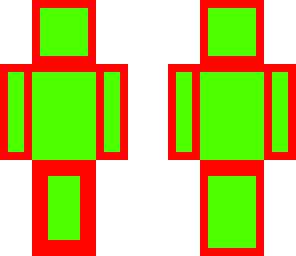 green red man