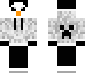 penguin in hoodie