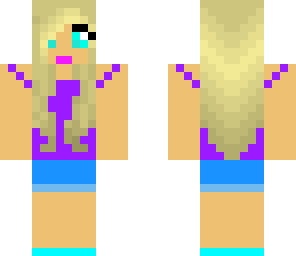edited blue and purple girl