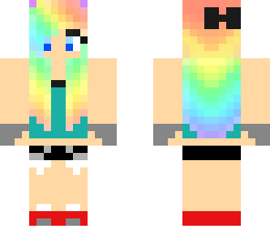 rainbow girl