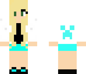 blue creeper girl
