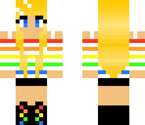 rainbow girl