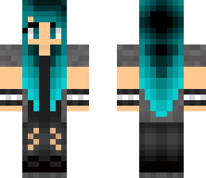 meh with blue hair