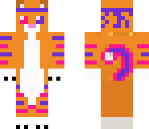 pink and purple cat