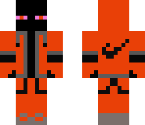 enderman nike orange