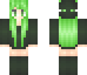 ender girl-green