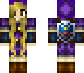 purple link girl
