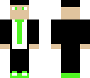 suit up black and green