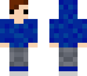 8 - bit blue hoodie
