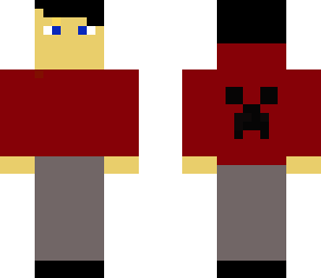 red creeper hoodie