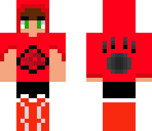 cute red redstone paw girl