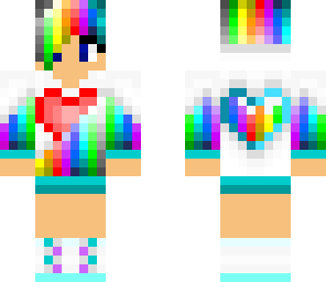 rainbow girl