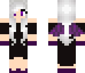 purple demon girl