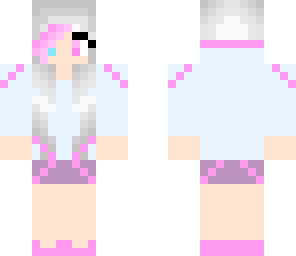 cute pink and blue girl