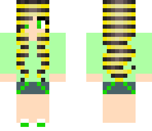 crazy hair bee girl