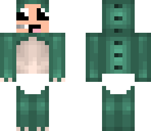 babygamer96 in a dino suit