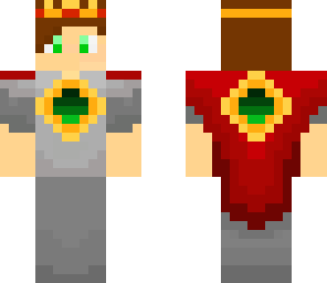 young king with crest