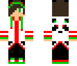 christmas panda boy
