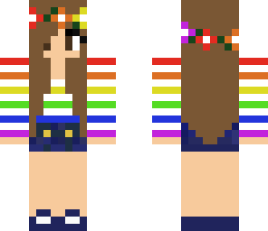 rainbow girl