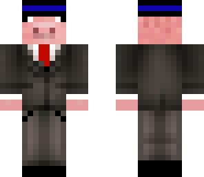pig in a top hat