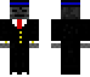 wither skeleton in a top hat