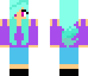 purple and blue