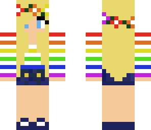 rainbow girl