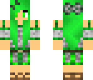 summer green girl