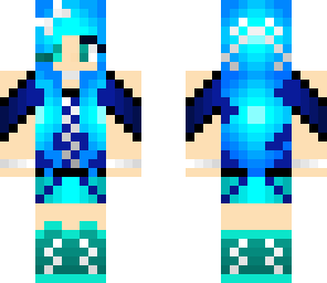 blue gamer girl