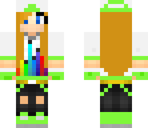 cool girl green