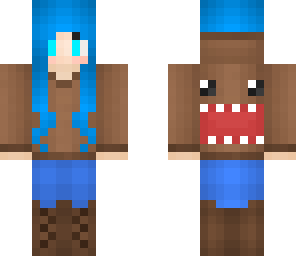 blue domo girl
