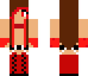 red blood girl