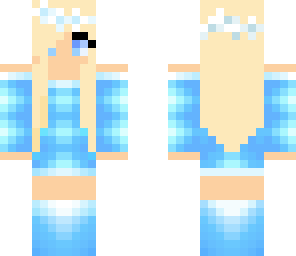 blue girl