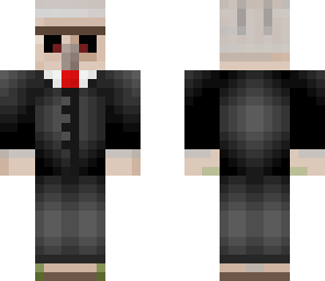 iron golem with tuxedo