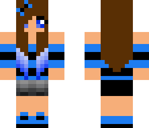 cute blue girl