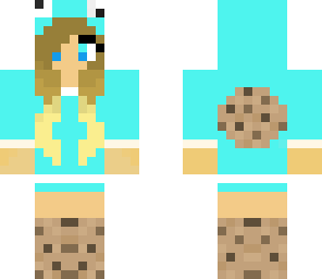 cookie girl teal