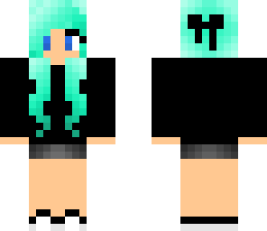 turquoise ribbon girl
