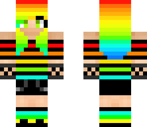 rainbow girl