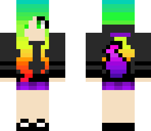 fox rainbow girl