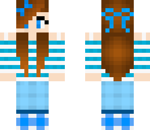 blue girl